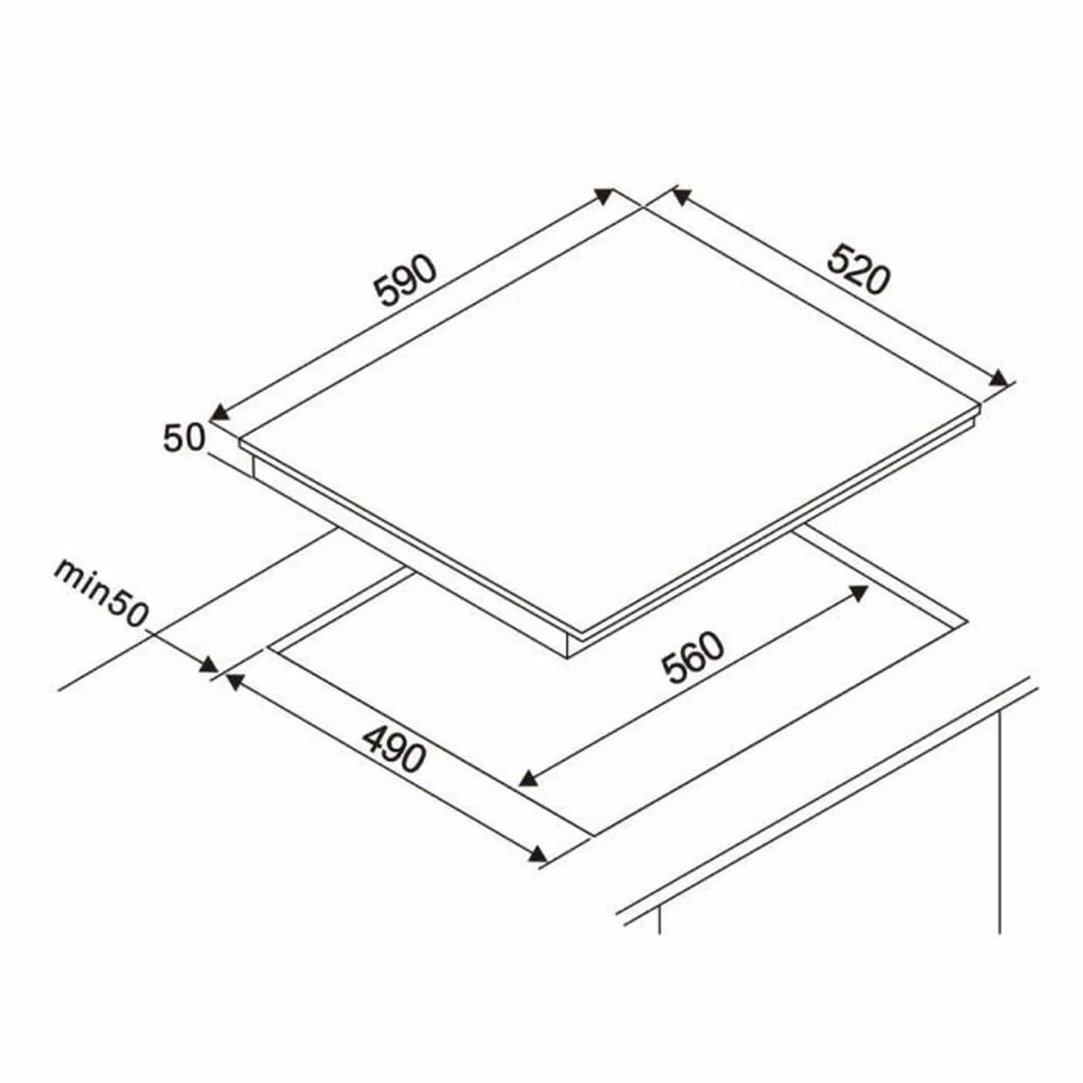 Placa Vitrocerámica Oceanic OCEANIC