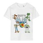 Camiseta de Manga Corta Infantil Toy Story Blanco