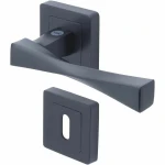 Tirador para puerta Yale YPP7-V-PC Verona Negro Aluminio