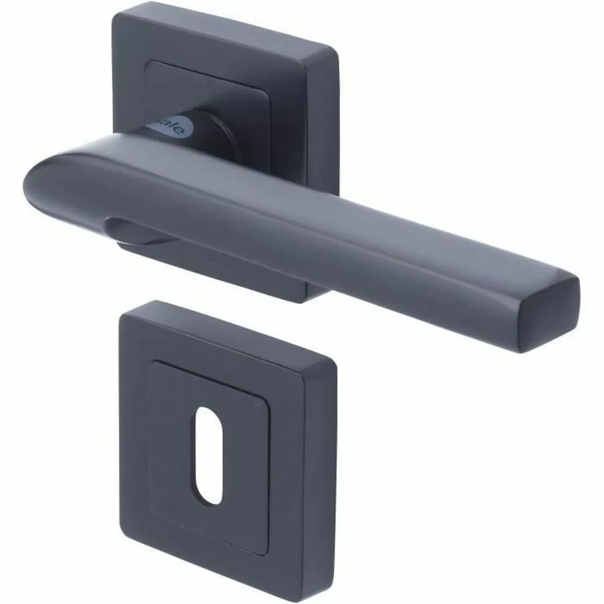 Tirador para puerta Yale YPP7-S-PC Sienna Negro Aluminio