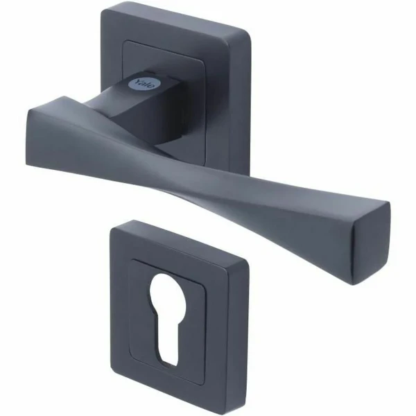 Tirador para puerta Yale YPP7-V-PE Verona Negro Aluminio
