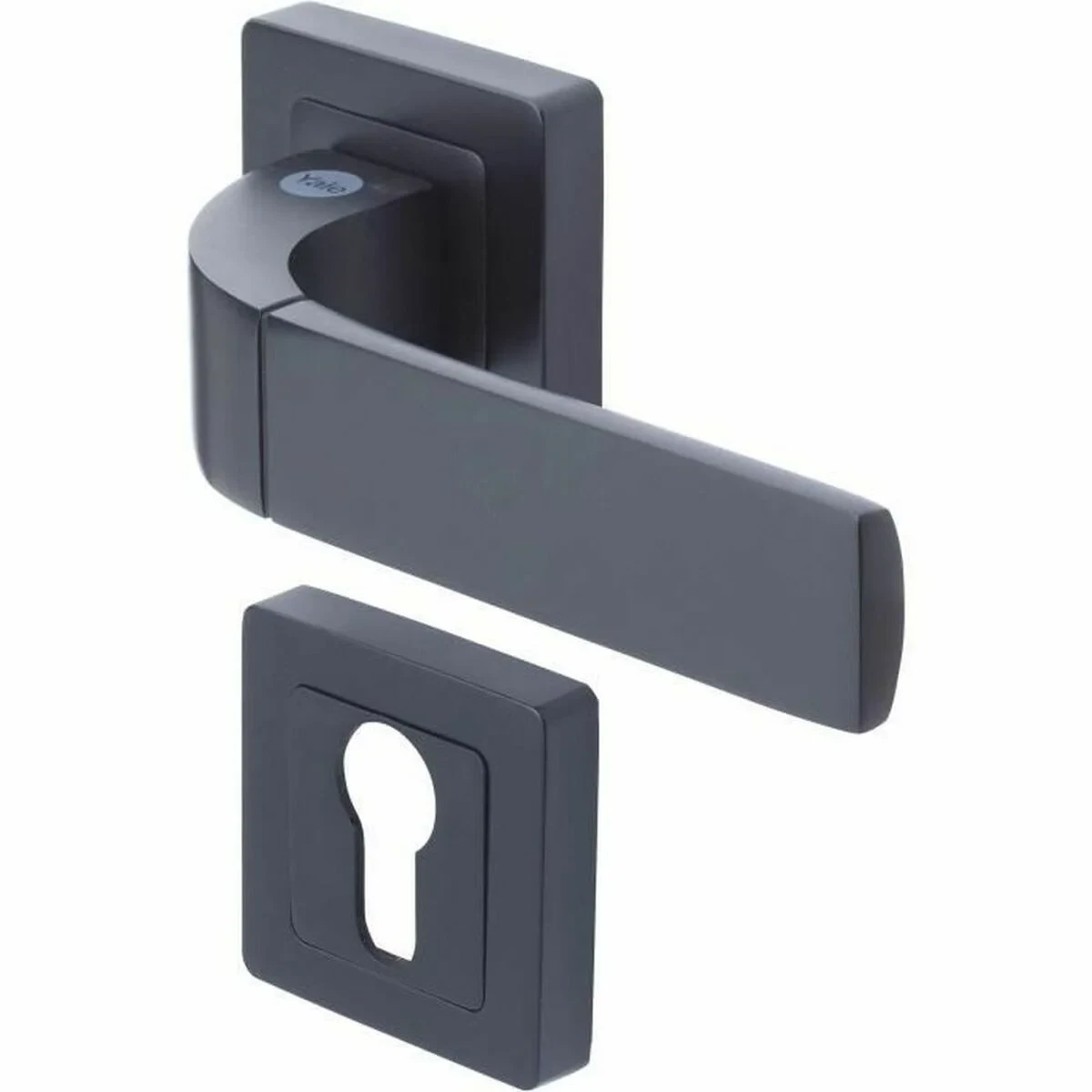Tirador para puerta Yale YPP7-B-PE Bologna Negro Aluminio