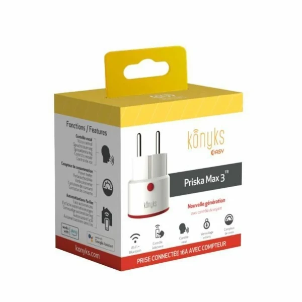 Enchufe con medidor de consumo Konyks Priska Max 3 FR 16 A