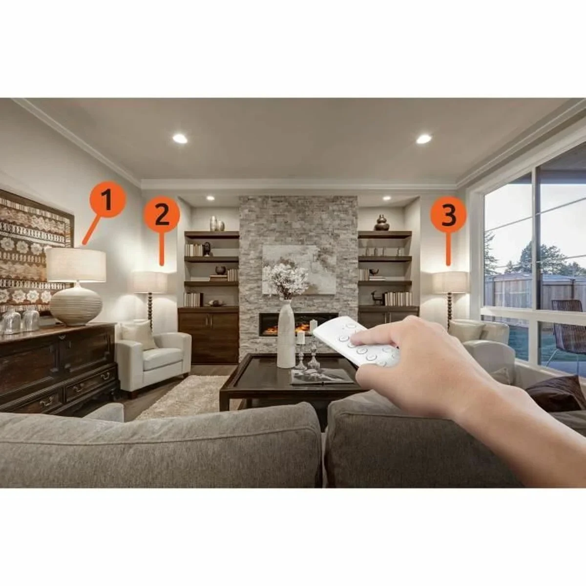 Enchufe Inteligente GAO Inalámbrico 230 V (3 Unidades)