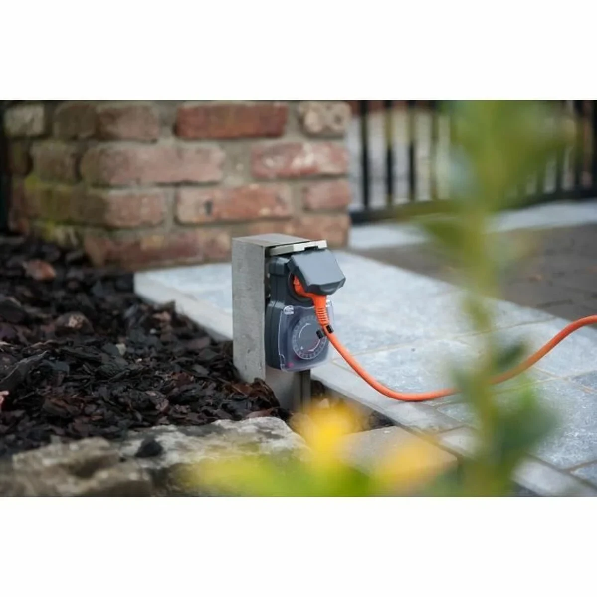 Temporizador Chacon 53008 Con Tapa Analógico Fácil de usar, ligero y manejable Resistente a la humedad 3600 W 230 V 16 A