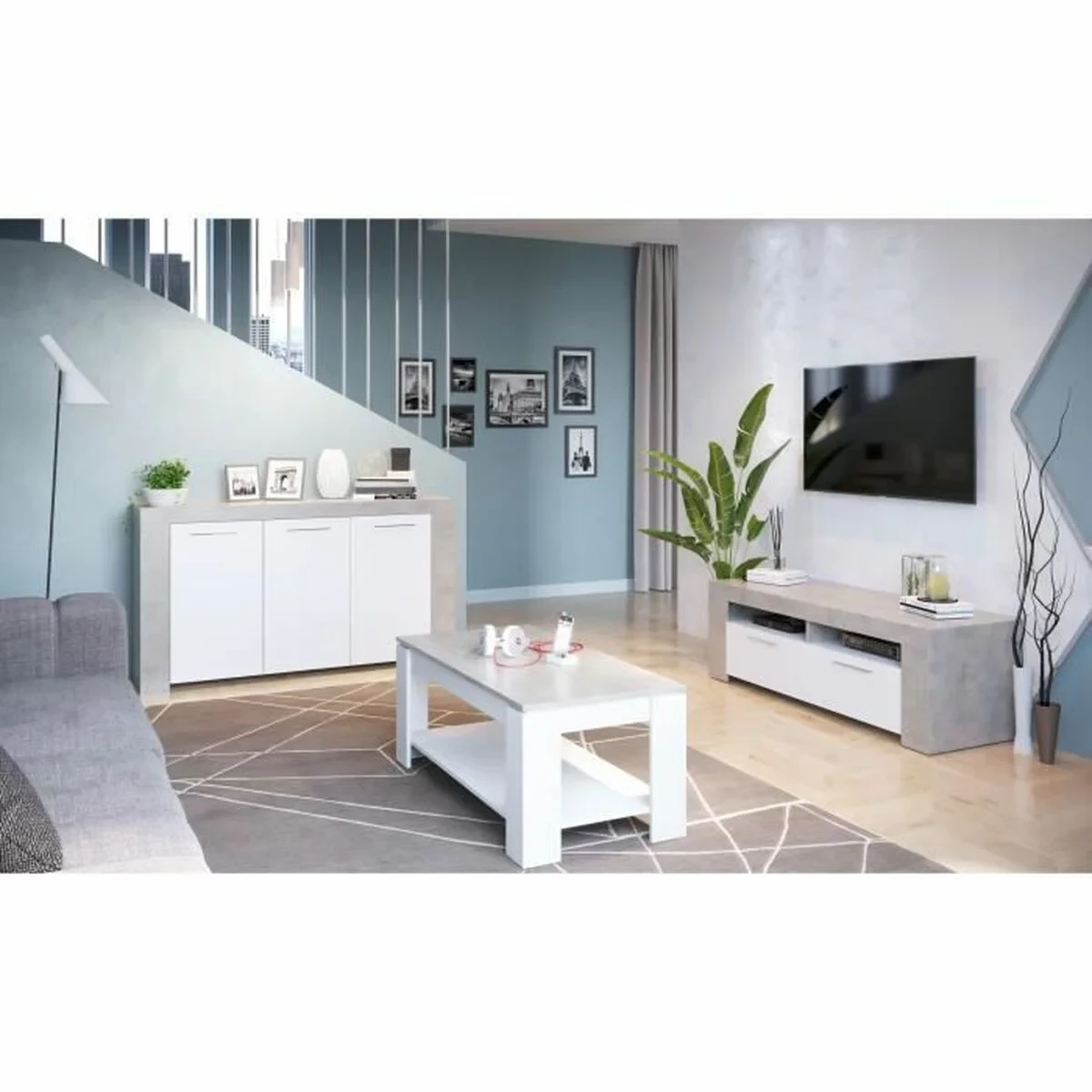 Mueble de TV AMBIT Gris