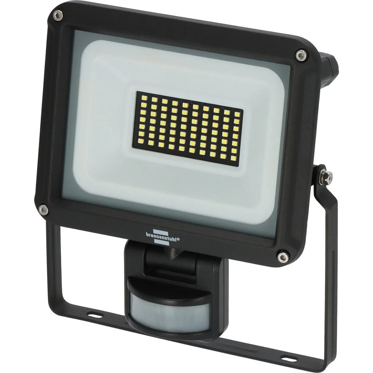 Foco LED Brennenstuhl JARO D 10 W 1150 Lm Negro Detector de Movimiento (6500 K)