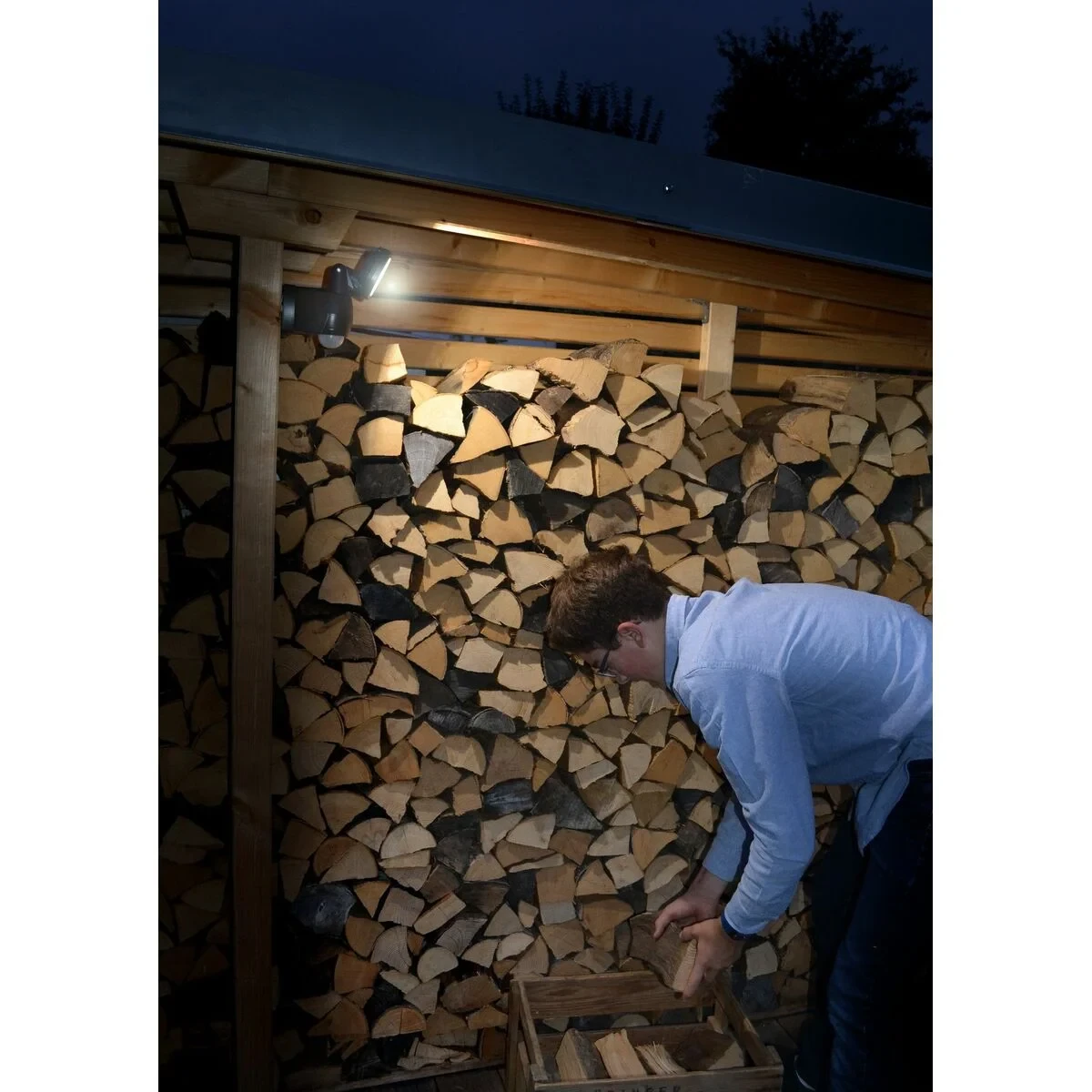 Foco LED Brennenstuhl LUFOS Gris 440 lm 4,5 W Detector de Movimiento (5000 K)