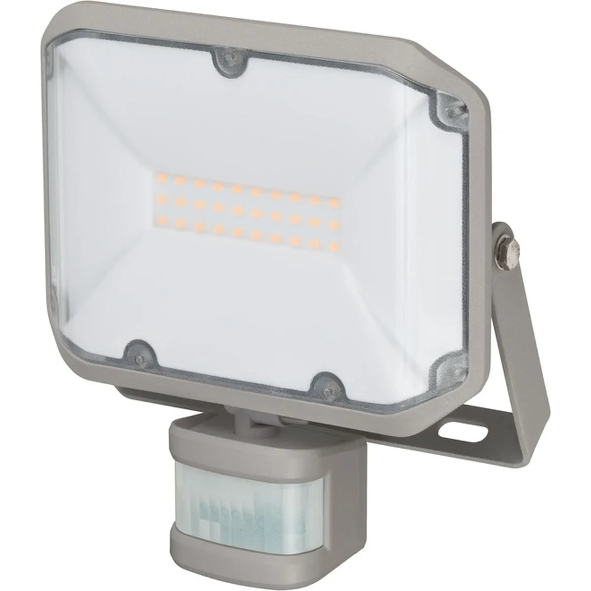 Foco LED Brennenstuhl AL E 20 W 2080 Lm Gris Detector de Movimiento (3000 K)