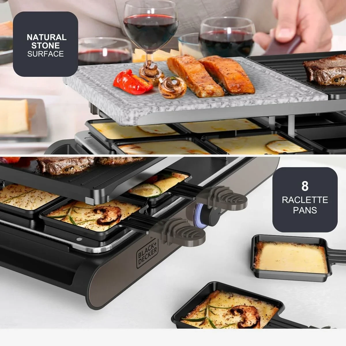 Plancha de Cocina Black & Decker BXFC1400E 1400 W
