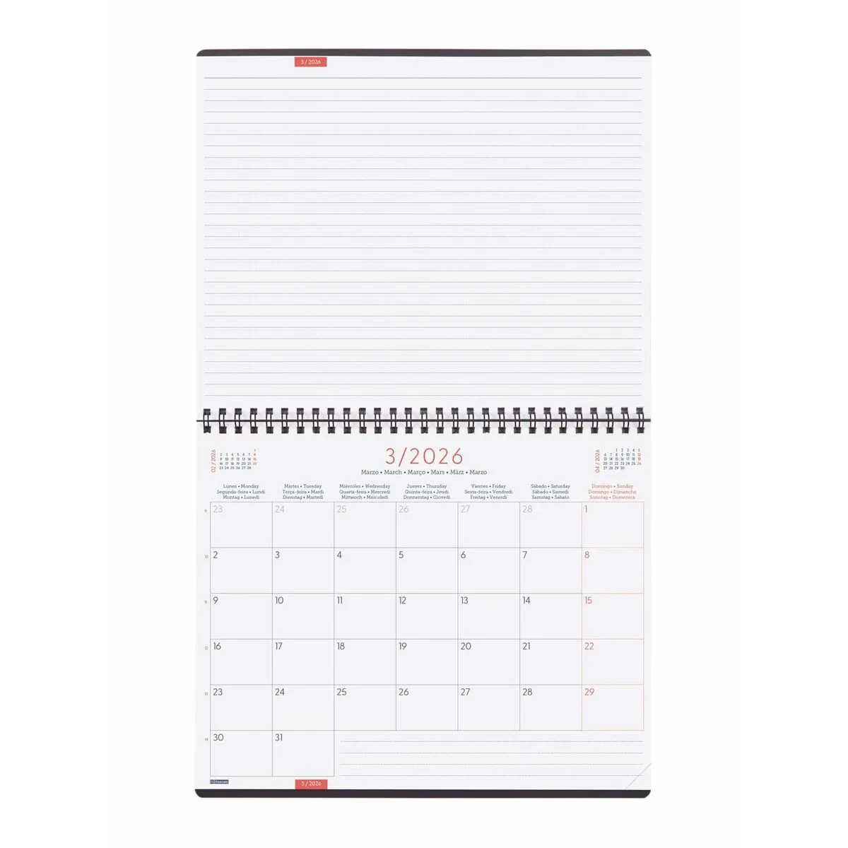 Organizador Finocam Gris Papel 25 x 20 cm