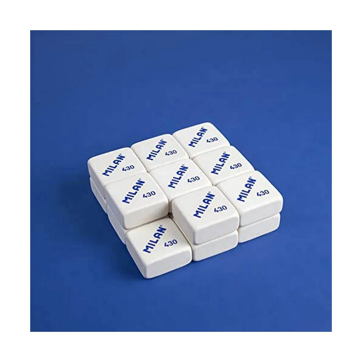 Set de Gomas de Borrar Milan GOMA 430 MIGA DE PAN 30 piezas (25 Unidades)