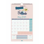 Calendario de pared Finocam Basic Multicolor Papel 2026 21 x 36 cm