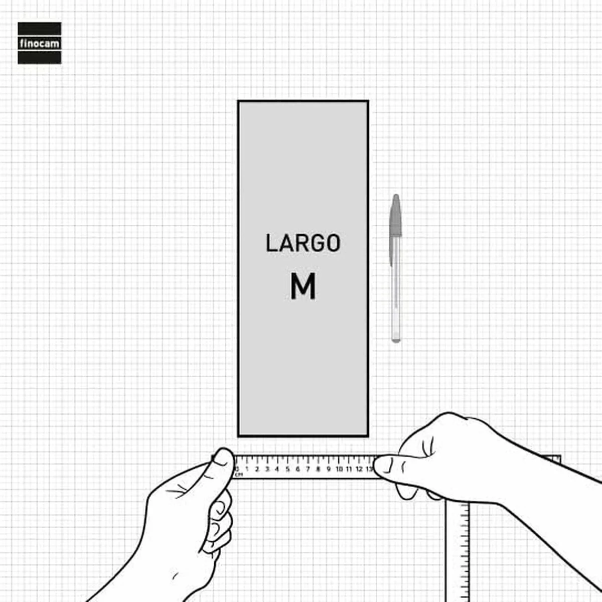 Calendario de pared Finocam Papel 2026 13 x 33 cm