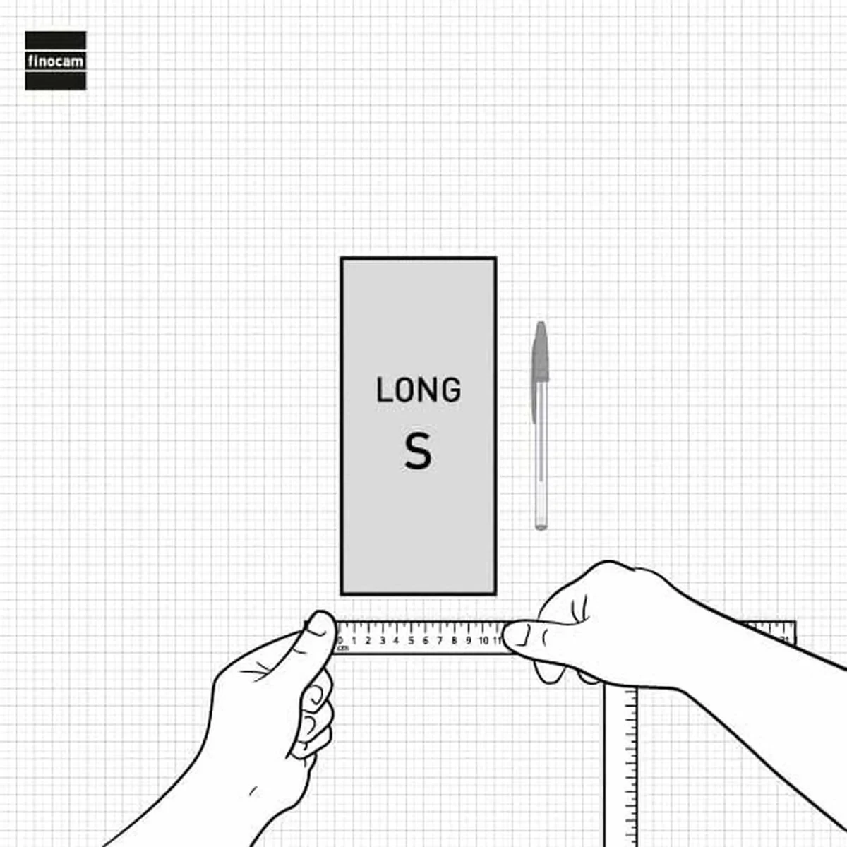 Calendario de pared Finocam Papel 2026 11 x 23,5 cm