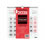 Calendario de pared Finocam Papel 2026 30 x 30 cm