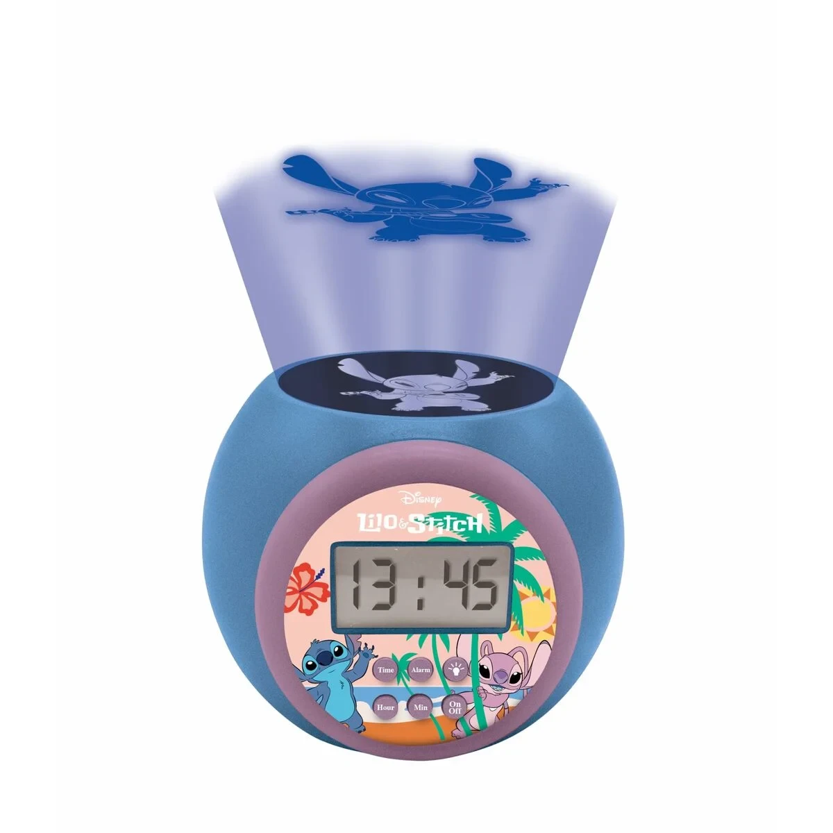 Radio Despertador con Proyector LCD Lexibook Stitch