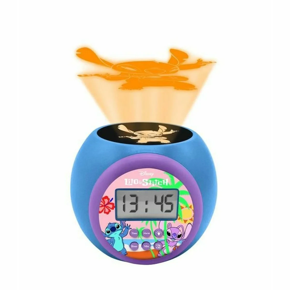 Radio Despertador con Proyector LCD Lexibook Stitch