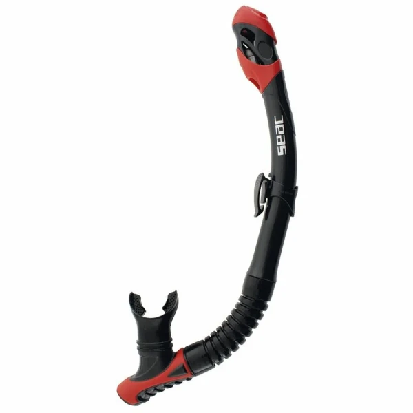 Tubo de snorkel Seac Reverse Dry Rojo