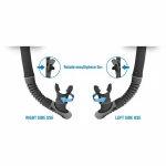 Tubo de snorkel Seac Reverse Dry Rojo