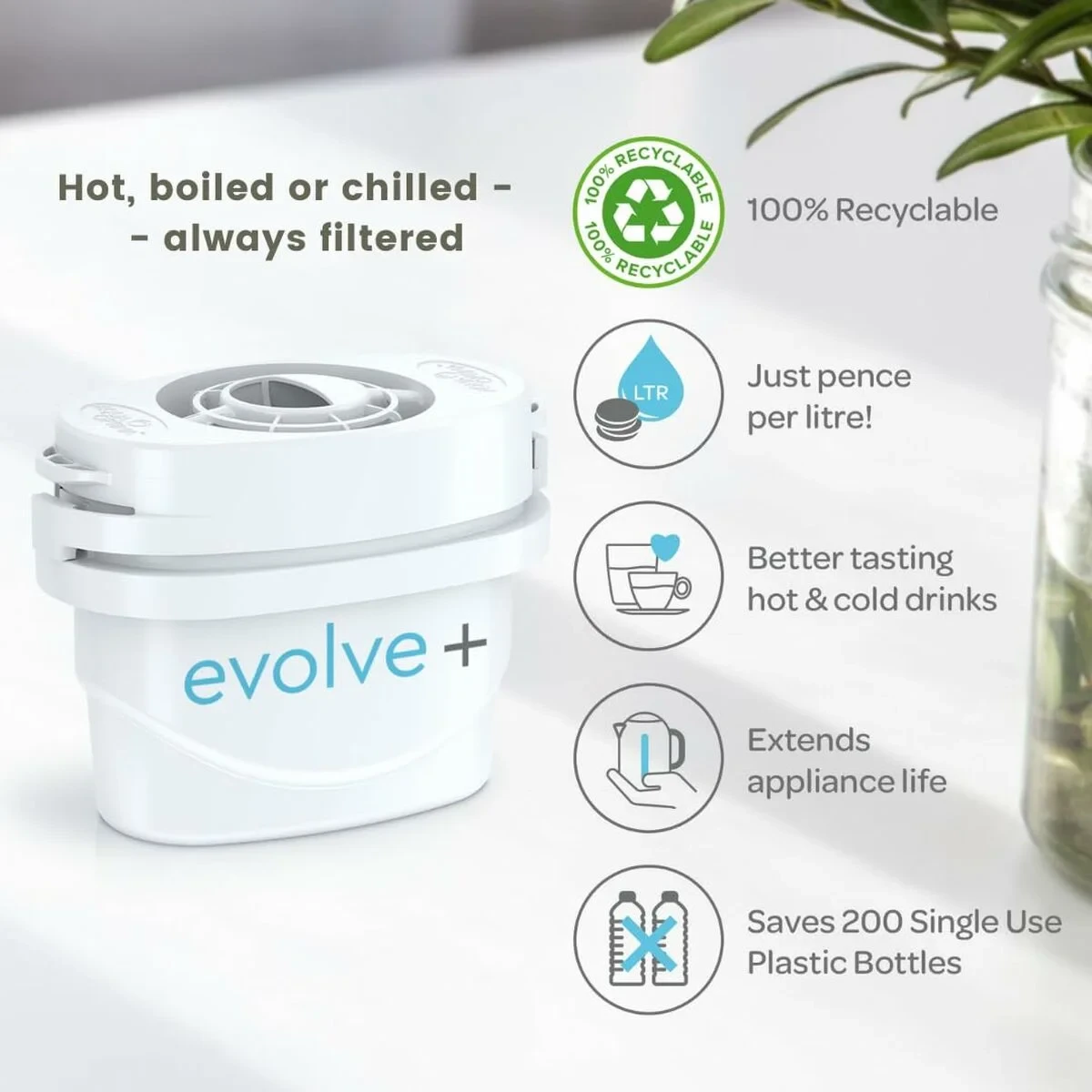 Dispensador de Agua Aqua Optima STAUR001 Negro Plástico