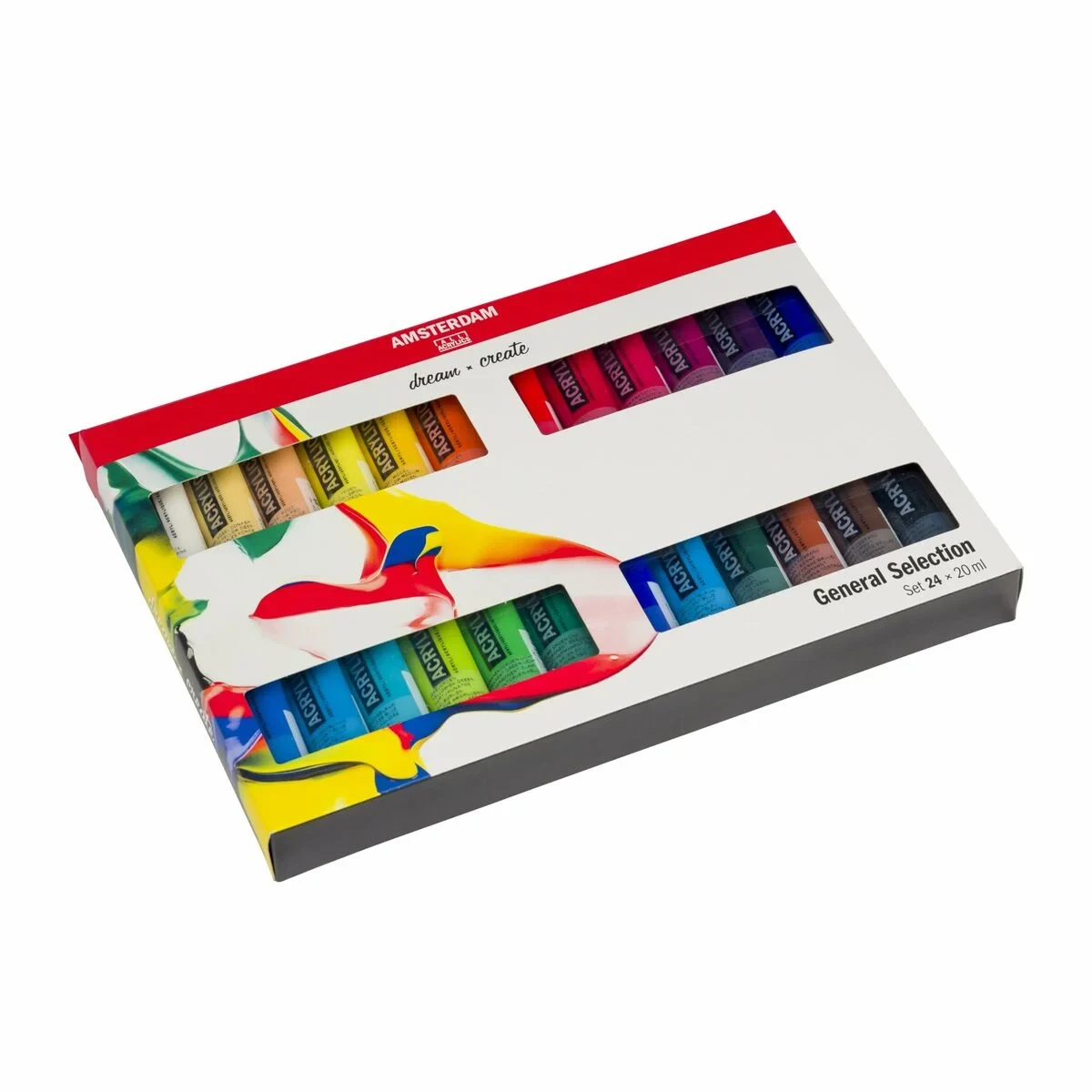 Set de Pintura Acrílica Talens Multicolor 20 ml 24 Piezas (3 Unidades)