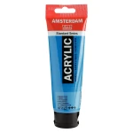 Pintura acrílica Talens Amsterdam Cian 120 ml (3 Unidades)