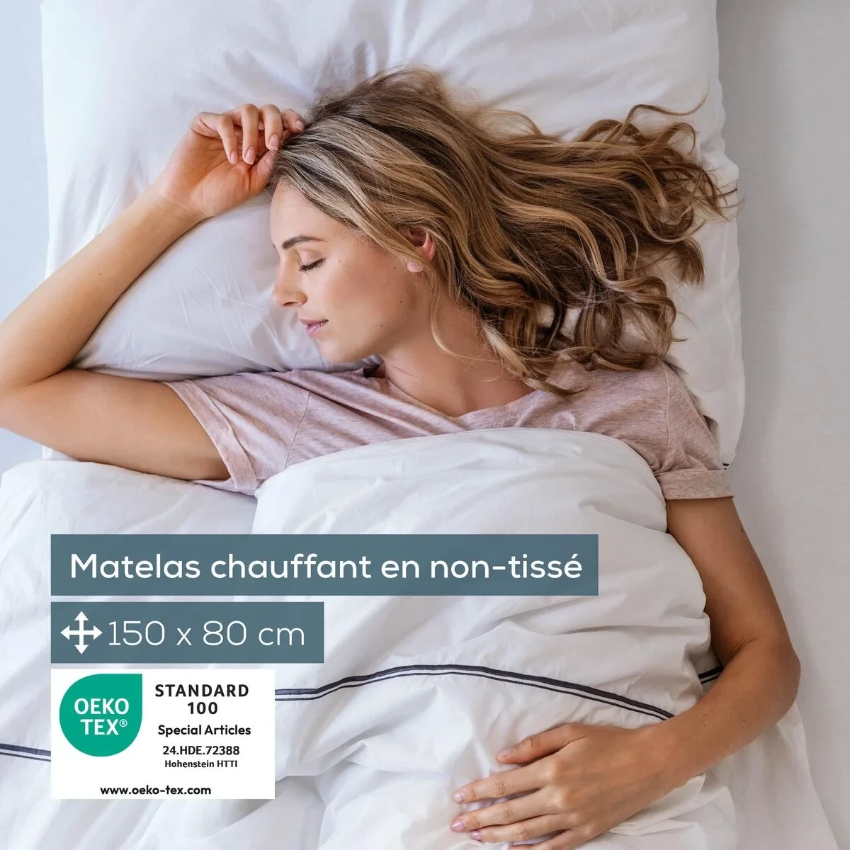 Manta Eléctrica Beurer TS17 150 x 80 cm Blanco Gris 100 % poliéster 65 W