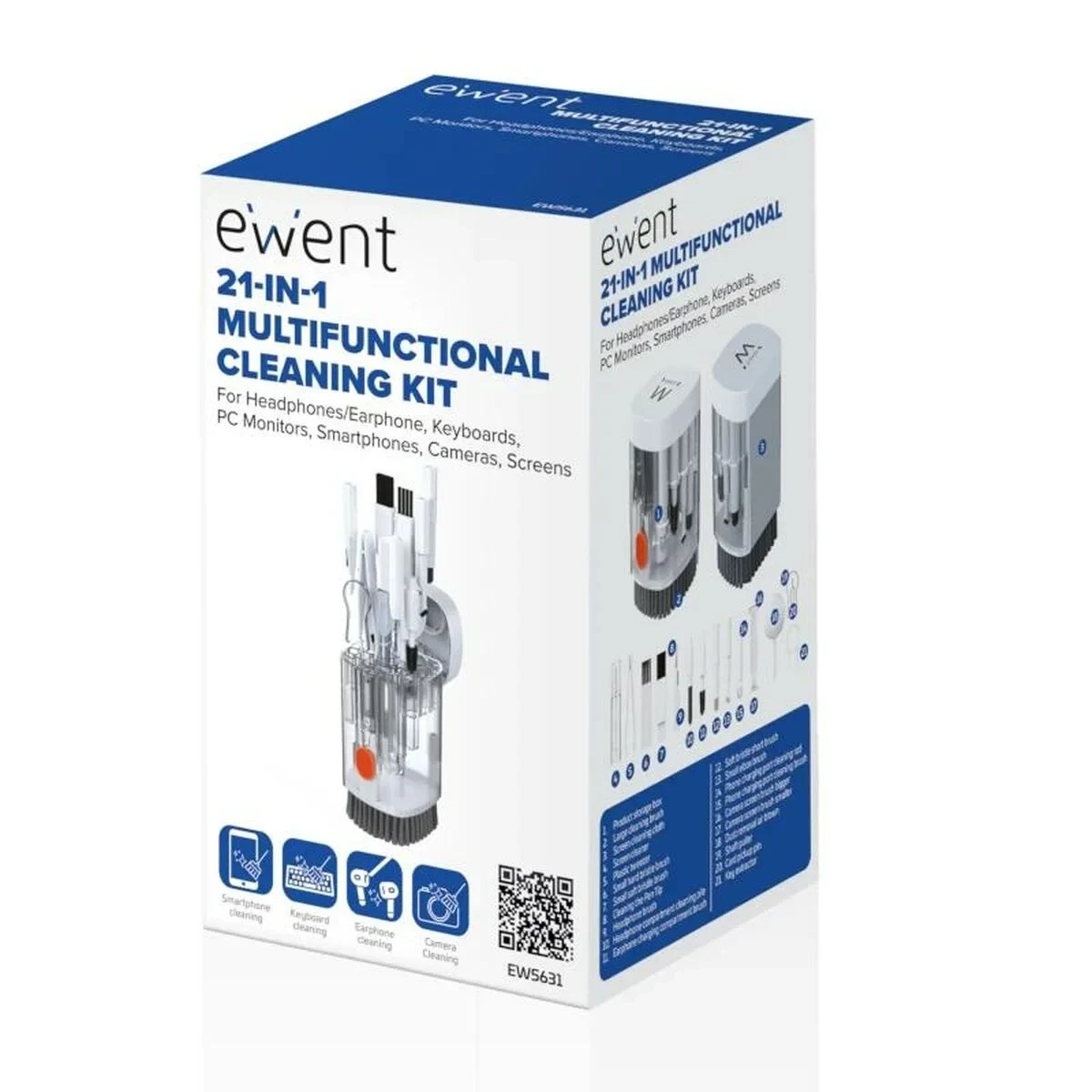 Kit de Limpieza para Pantallas Ewent 21 en 1