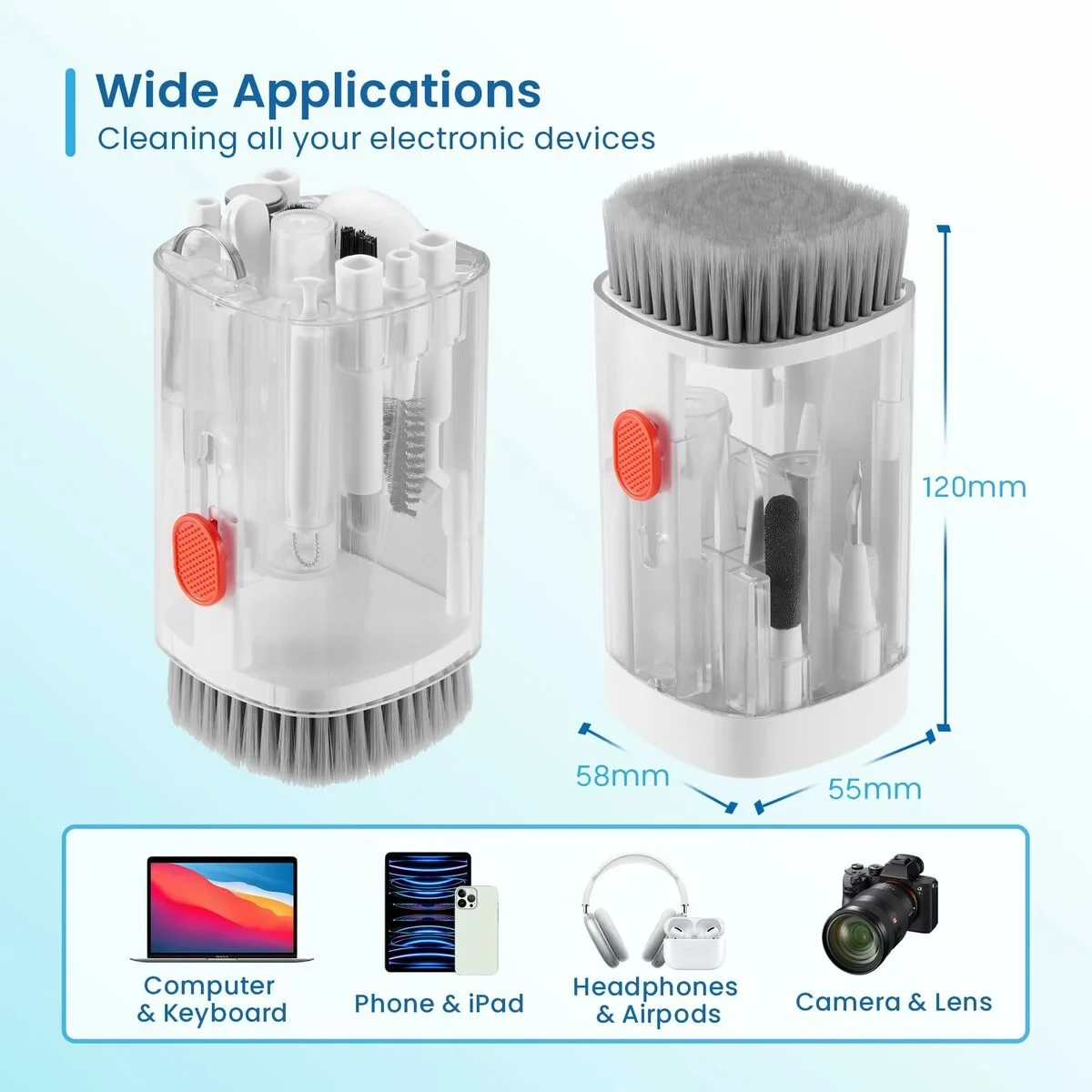 Kit de Limpieza para Pantallas Ewent 21 en 1