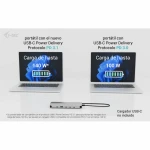 Hub USB i-Tec C31NANOTRIPLEDOCKPD Gris