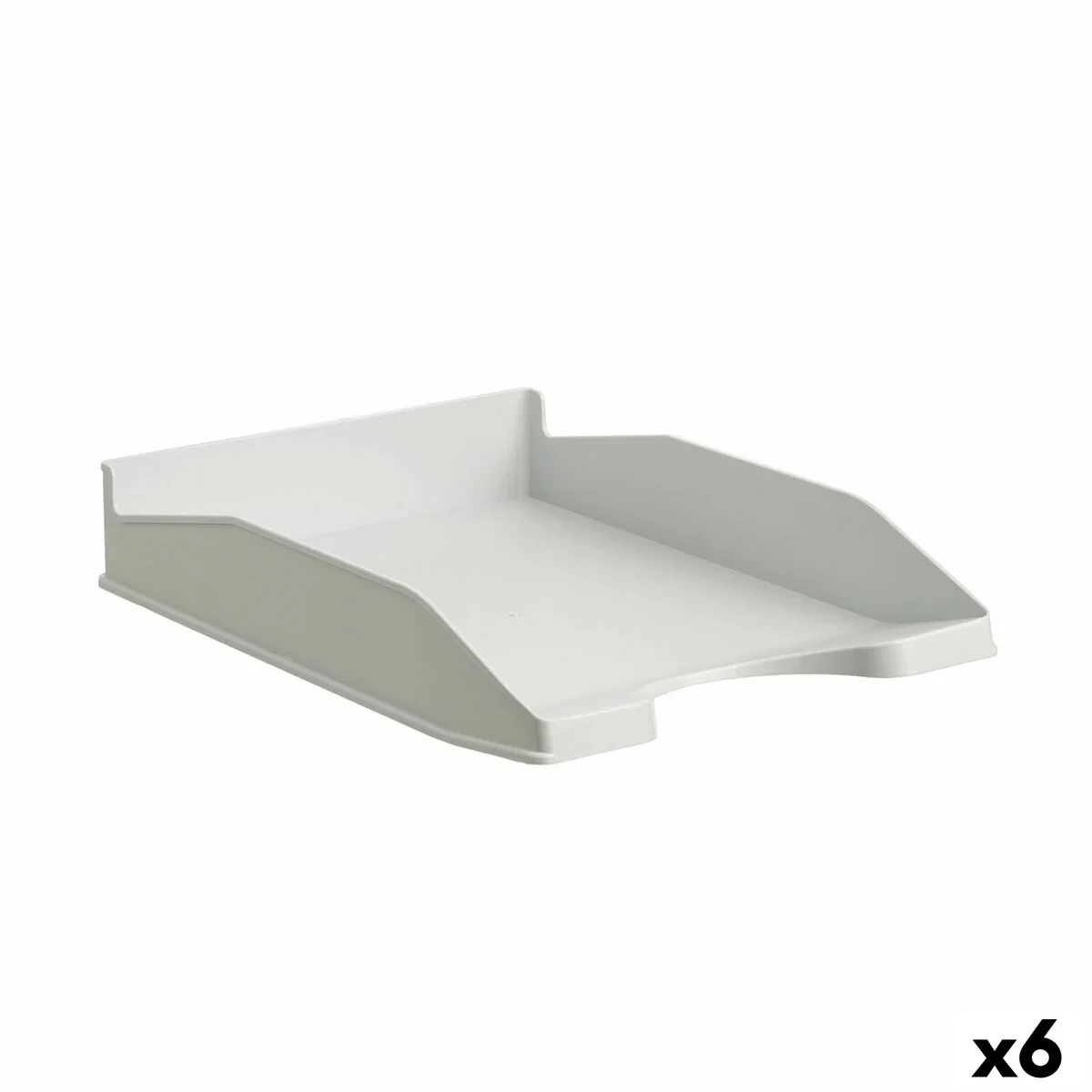 Bandeja para Archivar Archivo 2000 Gris A4 Plástico (6 Unidades)