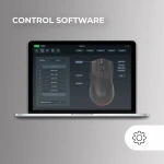 Ratón Gaming Mars Gaming MMT3W Blanco