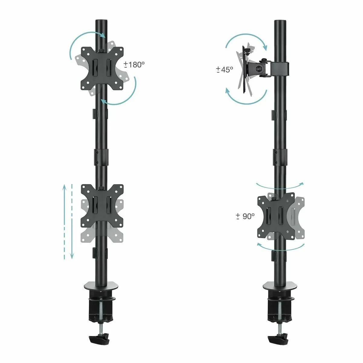 Soporte de Mesa para Pantalla TooQ DB1233TNV-B 13"-32"