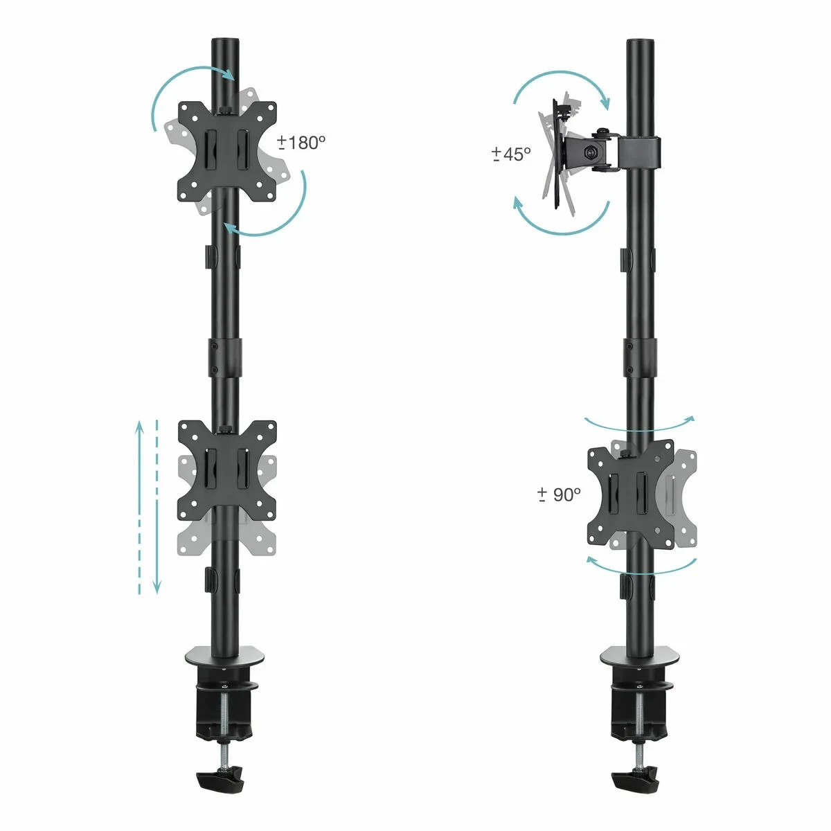 Soporte de Mesa para Pantalla TooQ DB1233TNV-B 13"-32"