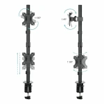 Soporte de Mesa para Pantalla TooQ DB1233TNV-B 13"-32"