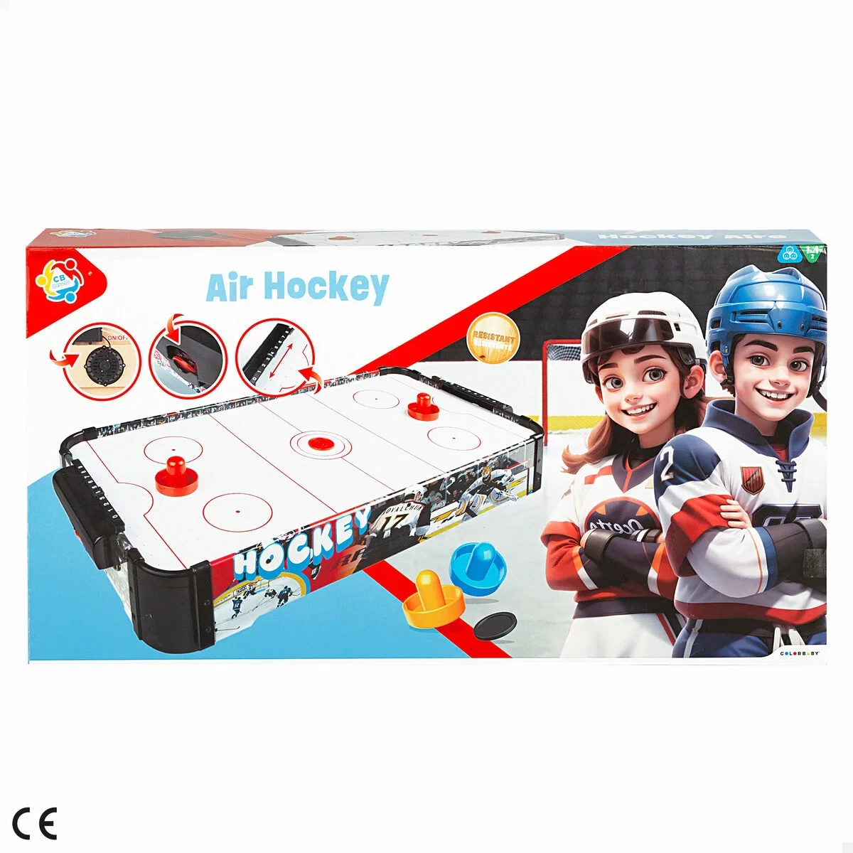 Mesa de Hockey Colorbaby 69 x 10 x 36 cm (2 Unidades)