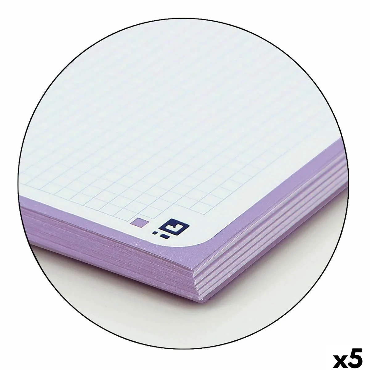 Libreta de Anillas Oxford A4 80 Hojas (5 Unidades)