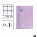 Libreta de Anillas Oxford A4 80 Hojas (5 Unidades)