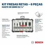 Set de accesorios BOSCH 6 Piezas