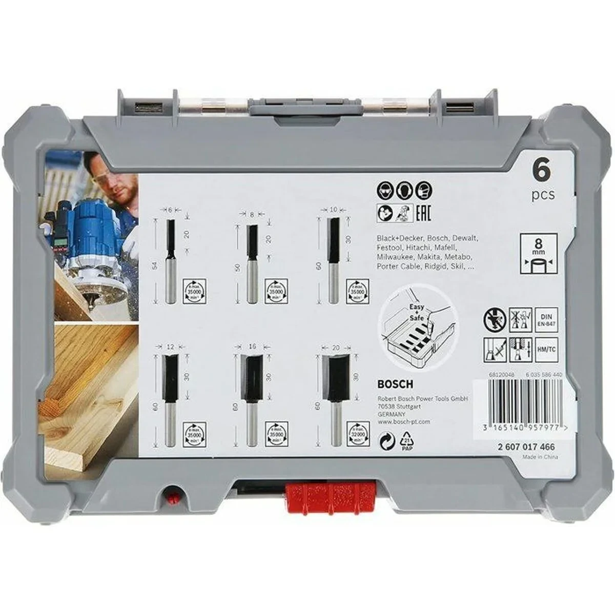 Set de accesorios BOSCH 6 Piezas