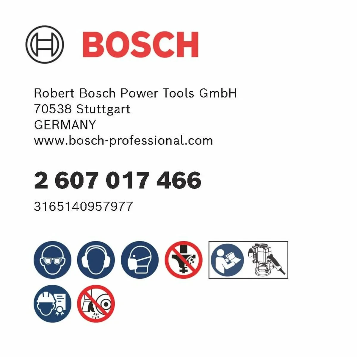 Set de accesorios BOSCH 6 Piezas