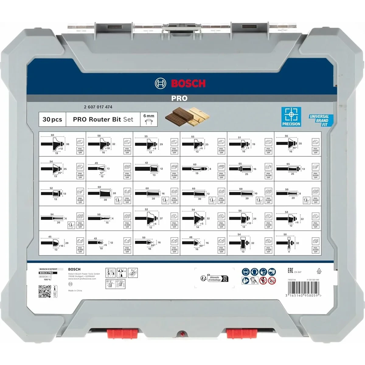 Set de accesorios BOSCH 30 piezas