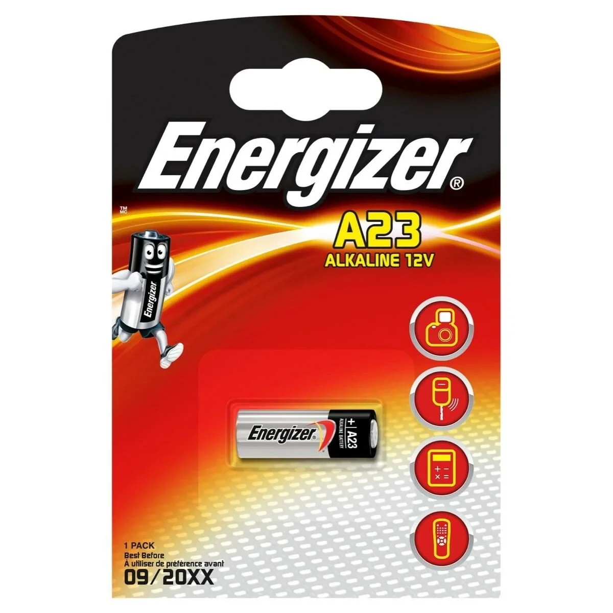 Pilas Alcalinas Energizer 12 V LR23A (10 Unidades)