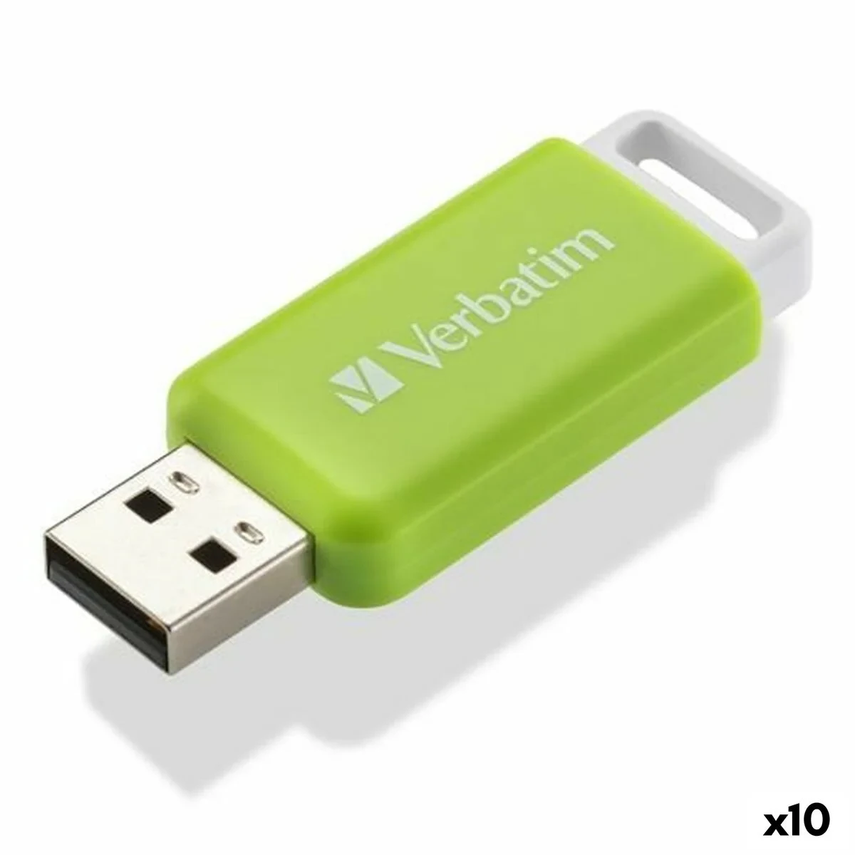 Memoria USB Verbatim V DATABAR Negro 32 GB (10 Unidades)