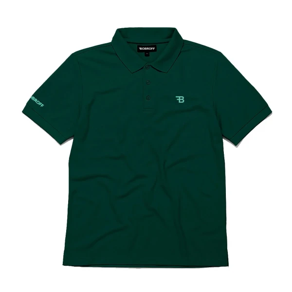 Polo de Manga Corta Hombre Bobroff Verde