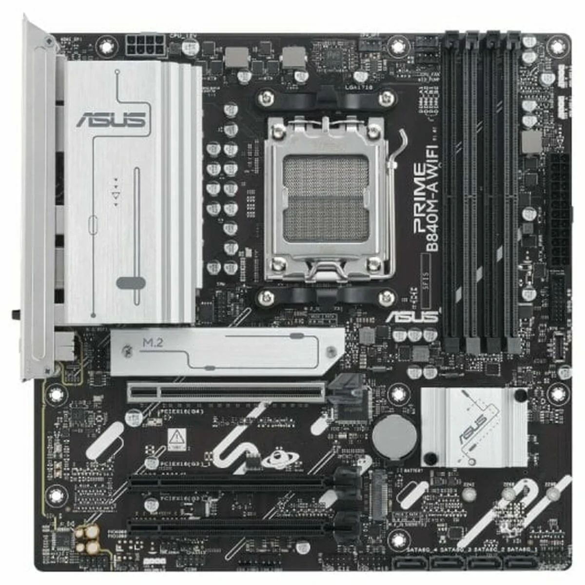 Placa Base Asus PRIME B840M-A WIFI Gris