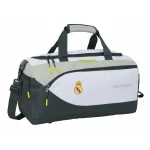 Bolsa de Deporte Real Madrid C.F. Blanco Negro 50 x 25 x 25 cm