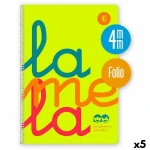 Libreta de Anillas Lamela Amarillo Din A4 80 Hojas (5 Unidades)