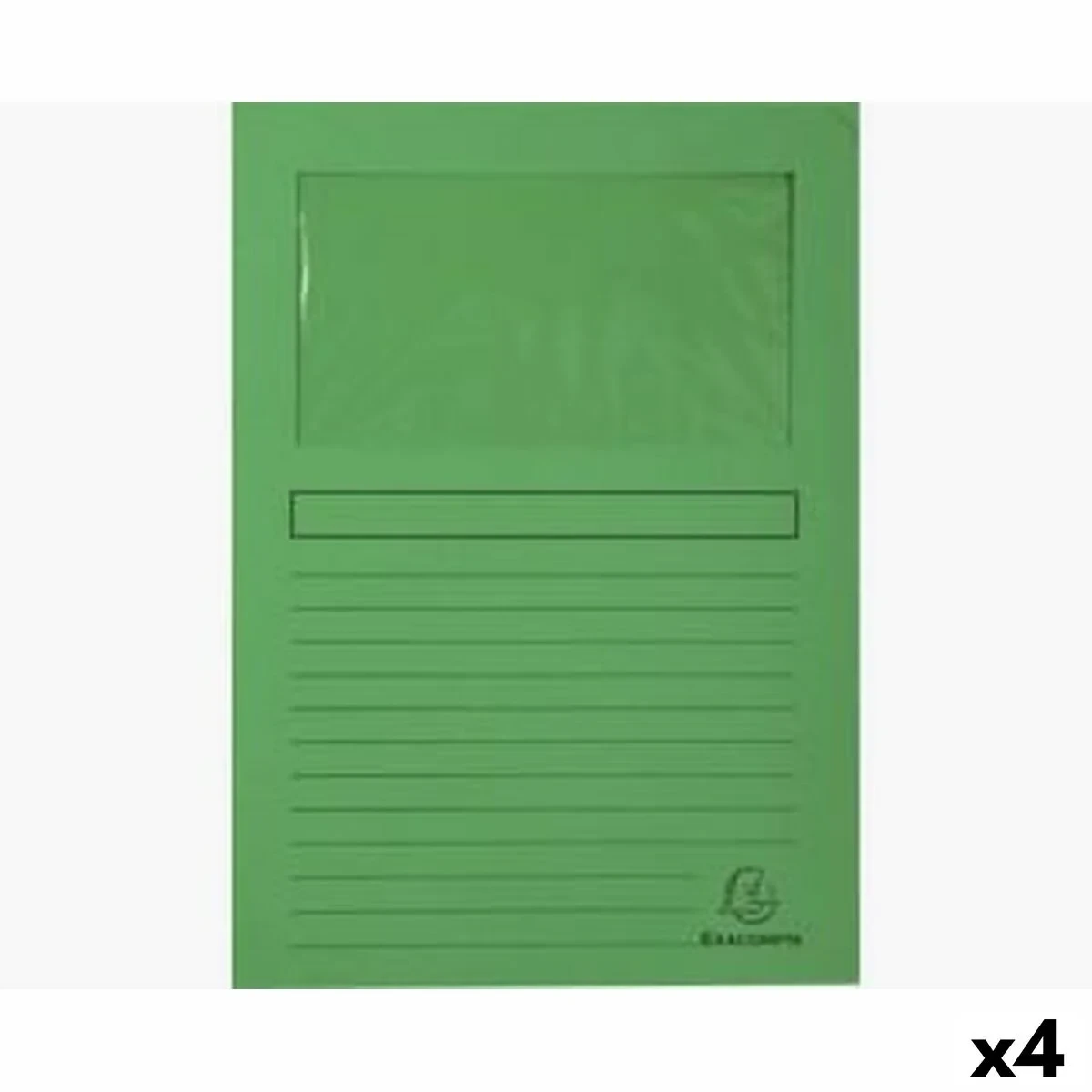 Set de Subcarpetas Exacompta A4 100 Piezas (4 Unidades)